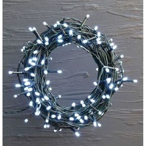 100 LUMIÈRES DE NOËL LED BLANC GIVRE AVEC TRANSFORMATEUR 5+2MT - Product Image 1
