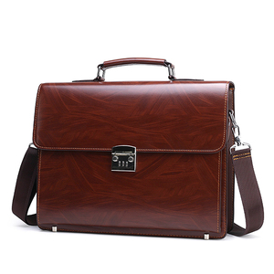 Nuova tendenza di alta qualità di affari degli uomini di sacchetto di grande capacità valigetta portatile multi-strato <span class=keywords><strong>in</strong></span> <span class=keywords><strong>pelle</strong></span> PU borsa del computer portatile - Product Image 1