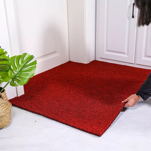 Großhandel Custom Anti-Rutsch-PVC-Spule Teppich Roll <span class=keywords><strong>Loop</strong></span> Typ Boden matte mit maschinell hergestelltem NICHT SLIP Backing Wasch bares Material - Product Image 6