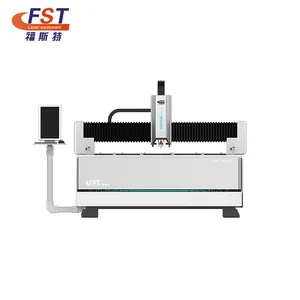 Máquina automática de corte a laser de aço carbono para indústria, equipamento de corte a laser de fibra Cnc