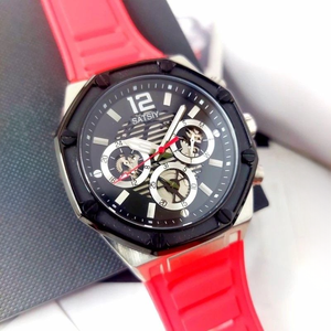 <span class=keywords><strong>Montre</strong></span> de luxe sportive pour <span class=keywords><strong>homme</strong></span> <span class=keywords><strong>GUESS</strong></span> GW0263G1, chronographe, cadran octogonal plaqué or 44 mm, analogique, étanche 100 m, bracelet en caoutchouc, tendance - Product Image 5