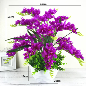 Bán Buôn Thời Trang 9 Dĩa Nhân Tạo Hoa Trong <span class=keywords><strong>Pot</strong></span> Orchid Hoa Nhân Tạo Quà Tặng - Product Image 6