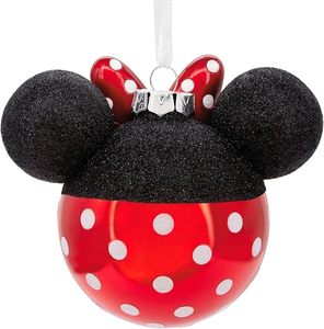 Adorno Navideño Colgante para Árbol de <span class=keywords><strong>Navidad</strong></span>, Hecho a Mano, de Cristal Soplado con Diseño de Minnie Mouse - Product Image 2