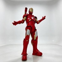 Helm Mecha Sci-Fi Buatan Tangan dari Busa EVA dengan Lampu LED untuk Kostum Alat Peraga Pertunjukan Panggung Dewasa