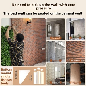 Azulejo de Cerámica Flexible y Ligero con Efecto <span class=keywords><strong>Piedra</strong></span>, Revestimiento Decorativo para Pared, Chapa de <span class=keywords><strong>Piedra</strong></span> Delgada y Ligera para Decoración de Paredes - Product Image 5
