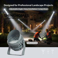 Projecteur LED d'extérieur haute luminosité pour arbres, étanche IP65, en aluminium moulé sous pression, lumière de jardin 2200K-6000K, angle réglable