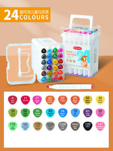 Juego de Marcadores de Doble Punta de Colores Finos para Dibujo Artístico Escolar, 12/24/36 Colores - Product Image 5