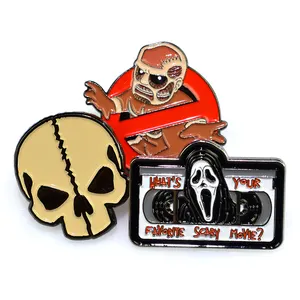 Pin de solapa con diseño de personaje de dibujos animados de Metal, Pin de esmalte suave y duro de Anime, muestra gratis - Product Image 2