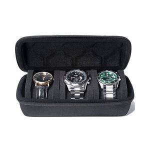 Étui de voyage rigide pour 3 montres, boîte de rangement pour montres, sac organisateur pour montres - Product Image 1