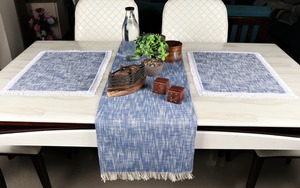Wholesale Price Export Customizable Woven Fringe Cotton <b>Table</b> <b>Runner</b> & Cushion Mat Machine Washable for Home Hotel <b>Dining</b> Decor - Product Image 3