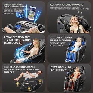 Technologie de pointe, fauteuil de massage à double moteur Jade & Steel, machine de massage 4D pour le corps entier, pour la récupération musculaire - Product Image 3