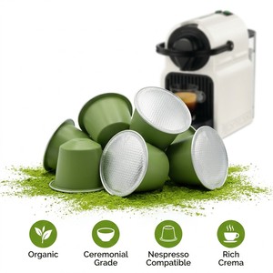 Capsules de thé vert Matcha de qualité 7A, compatibles avec plusieurs systèmes, diverses saveurs au choix, personnalisation selon les exigences, OEM - Product Image 6