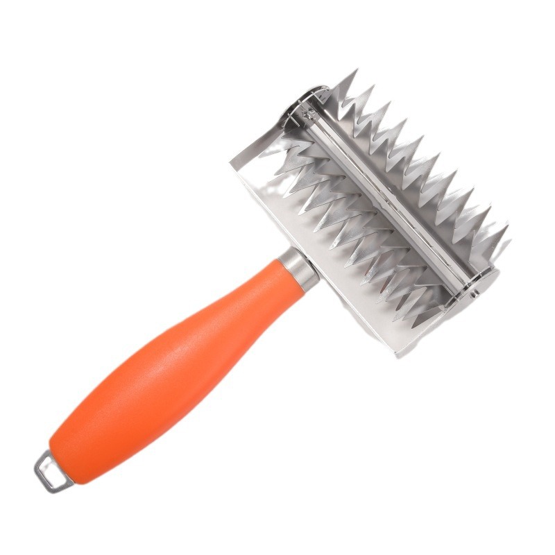 Perforateur de farine en acier inoxydable orange-emballage en sac pp