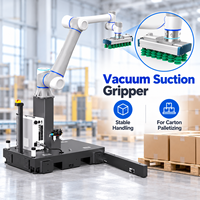Cobot logistique 6 axes avec préhenseur à vide et base mobile pour l'emballage efficace et le déploiement flexible en entrepôt