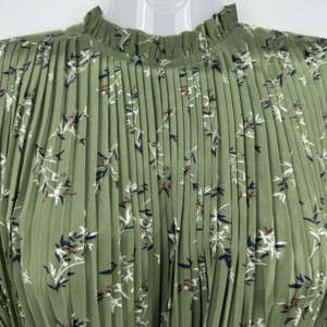 Abito da sera verde scuro per abiti da donna vestito floreale nuovo Design - Product Image 4