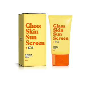Etiqueta privada Coreana Cuidado de la belleza UV Protector solar <span class=keywords><strong>SPF</strong></span> 40 Hidratación durante todo el día Brillo Crema bloqueadora solar para la piel facial brillante - Product Image 2