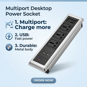 <span class=keywords><strong>Prise</strong></span> de courant de table pour salle de conférence, rechargeable, multi-prises, <span class=keywords><strong>prise</strong></span> électrique universelle - Product Image 1