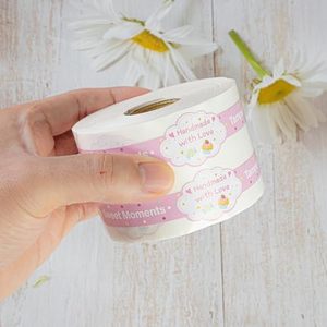 Etiquetas Adhesivas Personalizadas a Prueba de Manipulación para Alimentos, con Adhesivo Removible, para Sellado de Seguridad de Empaques de Alimentos y Etiquetas de Productos Alimenticios - Product Image 2