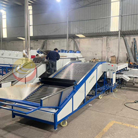 Automatische sorteermachine voor fruit en groenten (aardappel, bietenwortel, kerstomaat, sinaasappel, citroen) voor sortering op grootte in de 4e, 5e en 6e klas.