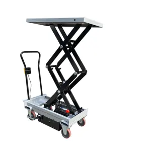 JS Lift tavolo elettrico 300kg 500kg 800kg 1Ton cilindro olio idraulico Mobile forbice ascensori tavoli