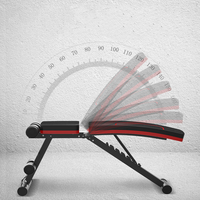 Banc de musculation abdominal réglable et inclinable, banc de musculation multifonctionnel, livraison rapide