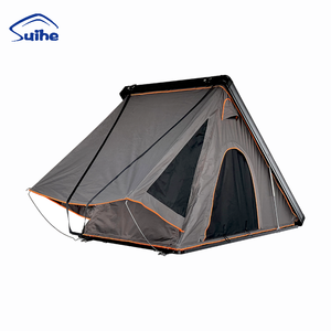 Tente de toit rigide pliable pour le tout-terrain, cadre en alliage d'aluminium, haute capacité de charge, taille compacte, Oxford imperméable, résistant aux UV - Product Image 6