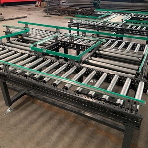 Konveyör etrafında dönen motorlu palet makaralı konveyör palet platformu zincirli konveyör - Product Image 4