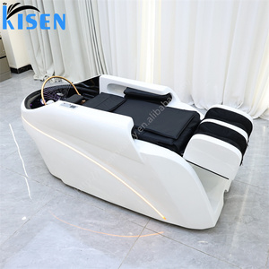 KISEN-Silla de cama para salón de belleza, champú eléctrico, mesa de masaje, sillas para salón de belleza, <span class=keywords><strong>spa</strong></span> con vaporizador para terapia de cabeza - Product Image 2
