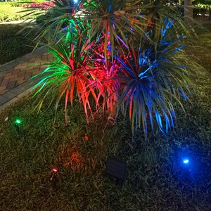 Luces Solares Decorativas para Postes de Jardín, Diseño de Aleación de Aluminio, con Colores Decorativos, Lámparas LED Solares para Exteriores - Product Image 5