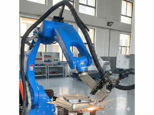 Système de découpe <span class=keywords><strong>laser</strong></span> fibre industriel 1000W 2000W avec bras robotique 3D, machine automatique de haute précision pour supports métalliques AI LAS - Product Image 5