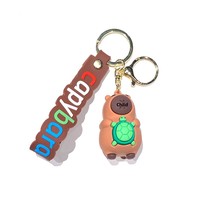Niedlicher Capybara-Schlüsselanhänger, Cartoon-Delfin-Maus-Puppe, kleiner Anhänger, Paar-Schlüsselanhänger, Rucksack-Zubehör, Schlüsselanhänger Großhandel