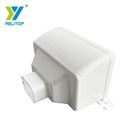 Accessoires de drainage carrés en PVC pour la récupération des eaux de pluie, entonnoir de collecte pour tuyau de descente, résistant à la corrosion, écologique, pour hôtels