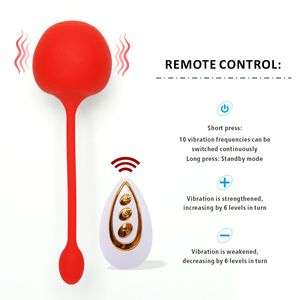 Apfel form Früchte Vibratoren Großhandel Liebe Ei Vibratoren Tragbare Massage Fernbedienung Sexspielzeug Gemüse Vibratoren - Product Image 2