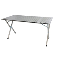 Al aire libre camping stool maletín plegable mesa de picnic plegable con logotipo aceptar MOQ bajo