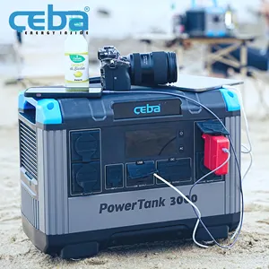 CEBA 3000wh portable power station 500w 1000w 3000w portable power station generator with solar portable solar power station