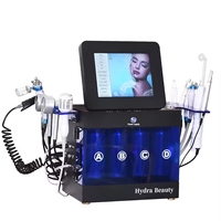 Machine de soin du visage Hydra Dermabrasion de haute qualité 14 en 1, jet d'oxygène, peeling, usage commercial