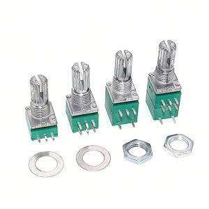 Lot de 10 potentiomètres RK097N RV097N B1K 5K 10K 20K 50K 100K 500K 15mm 3 5 6 8 broches pour amplificateur audio, kit de volume linéaire scellé - Product Image 1