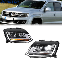 HETOP para Faros Delanteros Amarok 2011-2015, Actualización de Luces Delanteras DRL LED, Faros Delanteros para Automóvil, Accesorios Plug and Play para VW