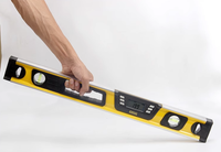 Nouvel arrivage Règle d'équilibre de niveau magnétique robuste et portable Niveau à bulle torpille 600mm Règle de mesure