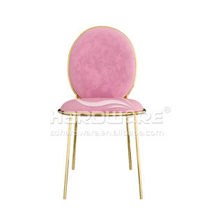 Ingrosso elegante matrimonio <span class=keywords><strong>e</strong></span> festa in velluto banchetto <span class=keywords><strong>rosa</strong></span> sedia nuziale moderna - Product Image 6
