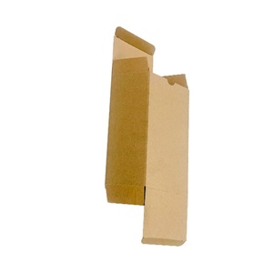 Custom Long Shipping <b>Boxes</b>, Airplane Mailers, Double <b>Lock</b> Bottom Flats for Water Bottles & Toothpaste - Product Image 2