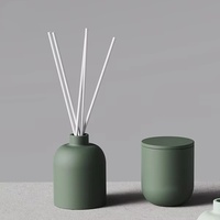 C & H Coffret cadeau design personnalisé Parfum de maison de luxe arôme Logo personnalisé Bougie en céramique Diffuseur de roseaux avec boîte