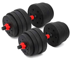 Mancuernas Ajustables de Cemento Redondas Negras de 20 Kg y 40 Kg, Diseño Nuevo, Precio de Mayoreo para Gimnasios y Hogares en China - Product Image 2