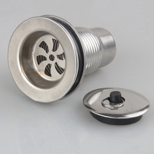 Conjunto de desagüe para fregadero de acero inoxidable, 84,5 mm de diámetro exterior, rosca elevadora anticorrosión para fregadero de lavandería - Product Image 3