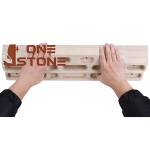 Touche d'escalade portable d'intérieur Lunettes d'assurage en bois pour escalade - Product Image 1