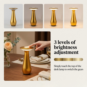 Diffuseur d'huiles essentielles de luxe pour la maison, décoration de spa <span class=keywords><strong>relaxante</strong></span>, bâtonnets d'aromathérapie, cadeau, <span class=keywords><strong>lampe</strong></span> de table portable rechargeable sans fil, vase - Product Image 3