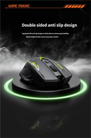 Souris de jeu sans fil silencieuse ergonomique rechargeable en gros, 1600 DPI, 6 boutons, souris Bluetooth