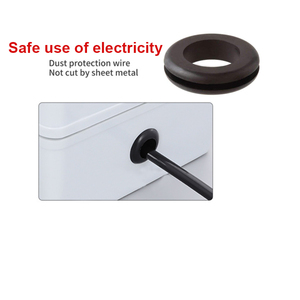 Jiayi Custom White U Type <b>Rubber</b> Ceiling Grommet Waterproof Molded Blanking for <b>Rubber</b> <b>Products</b> Size Made to Order - Product Image 2