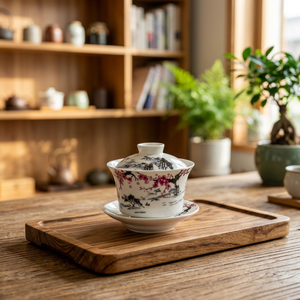 Tasse à thé en céramique taïwanaise exquise Shin Tai Yuan, impression par transfert d'eau, style chinois rétro, coffret cadeau d'affaires - Product Image 2