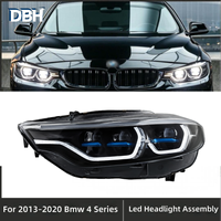 Ensemble de phares LED pour BMW Série 4 F32 2013-2020, mise à niveau haute performance, LED bicolore, Angel Scoop DRL, clignotant, montage direct